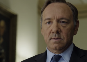 Kevin Spacey in House of Cards being turned down for Secretary of State